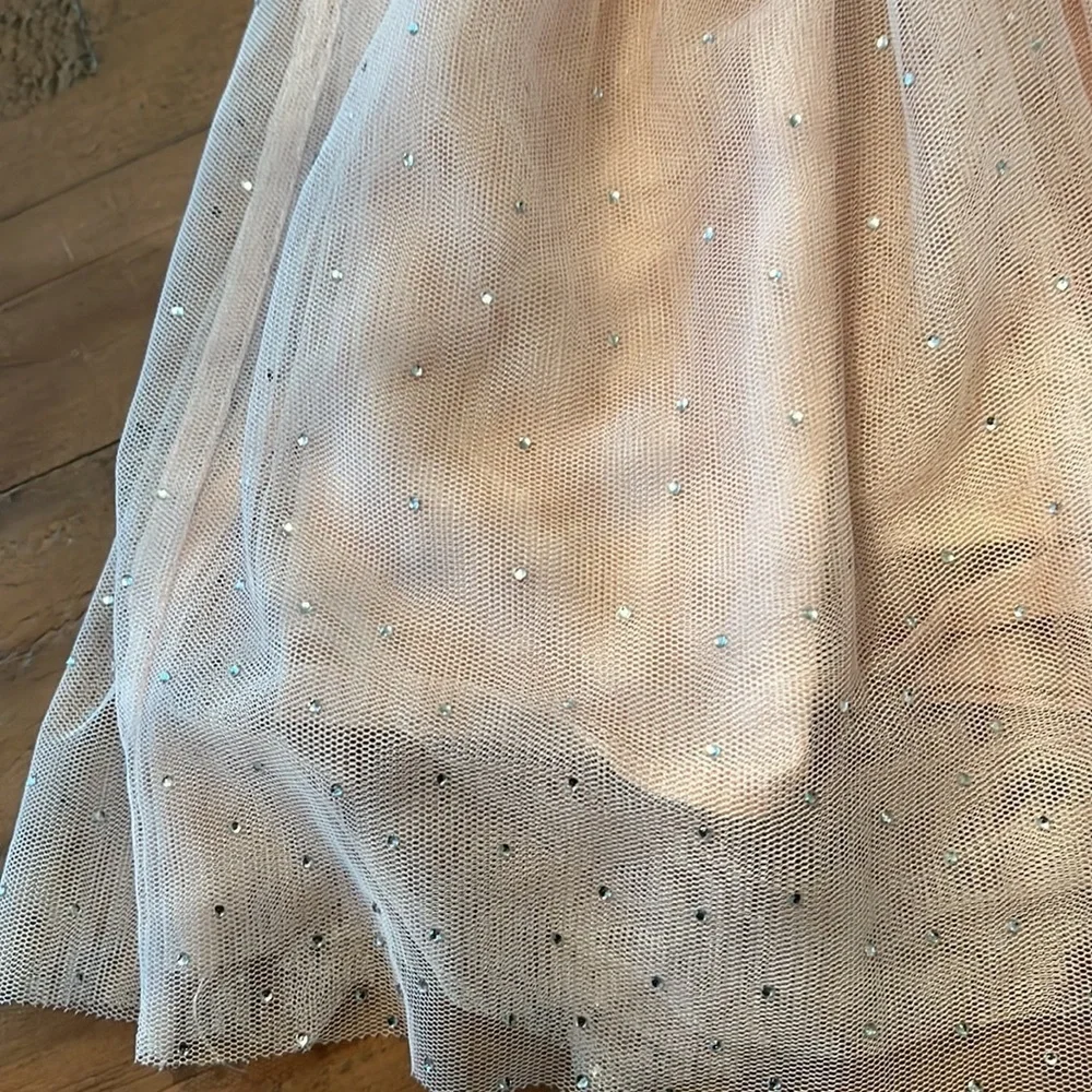 Stella McCartney pink silver metallic tulle skirt - Picture 3 of 8